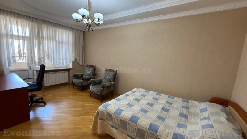 Kirayə verilir 4 otaqlı Mənzil Yeni tikili 200 m² Nizami m. - şəkil 9