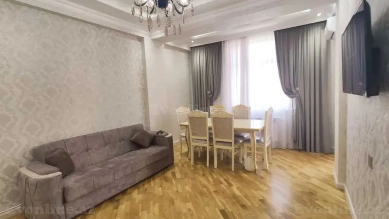 Kirayə verilir 2 otaqlı Mənzil Yeni tikili 45 m² Qara Qarayev m. - şəkil 2