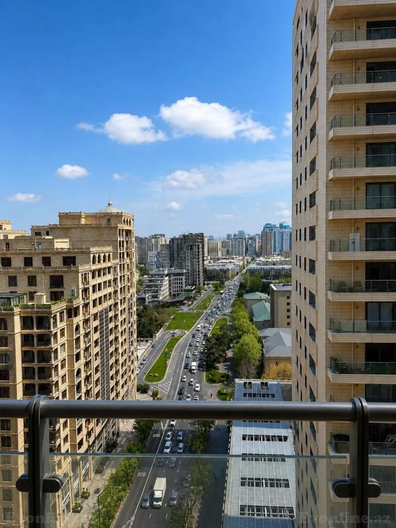 Kirayə verilir 4 otaqlı Mənzil Yeni tikili 200 m² Nəsimi r. - şəkil 2