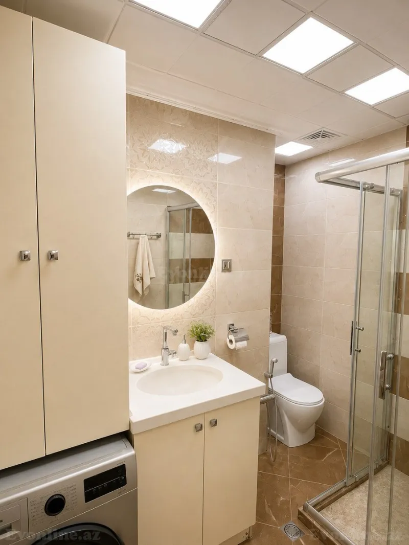Satılır 2 otaqlı Mənzil Yeni tikili 55 m² Memar Əcəmi m. - şəkil 5