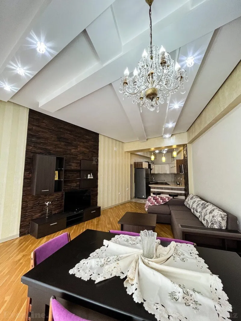 Kirayə verilir 3 otaqlı Mənzil Yeni tikili 125 m² Nizami m. - şəkil 2