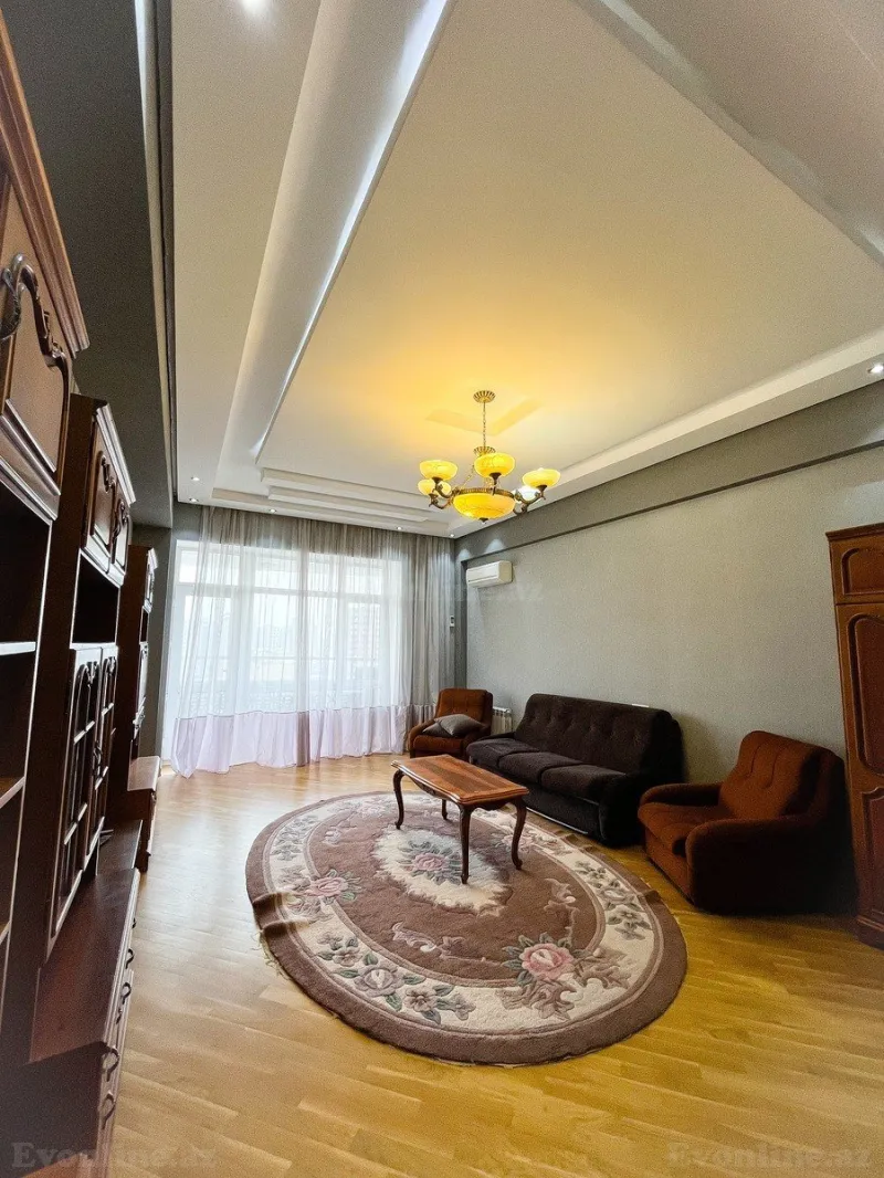 Kirayə verilir 3 otaqlı Mənzil Yeni tikili 125 m² Nizami m. - şəkil 3