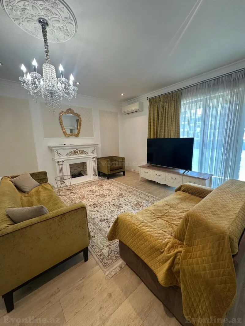 Kirayə verilir 2 otaqlı Mənzil Yeni tikili 85 m² Nizami m. - şəkil 3