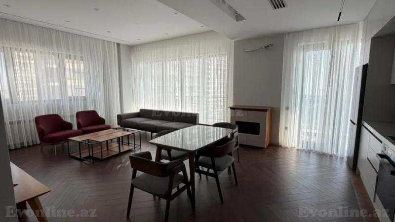 Kirayə verilir 4 otaqlı Mənzil Yeni tikili 157 m² Xətai r. - şəkil 2