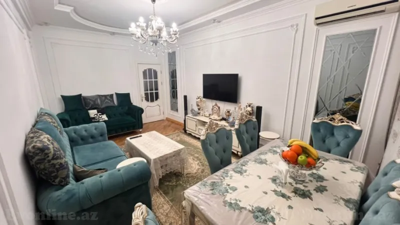 Satılır 2 otaqlı Mənzil Yeni tikili 60 m² 9-cu mikrorayon - şəkil 2