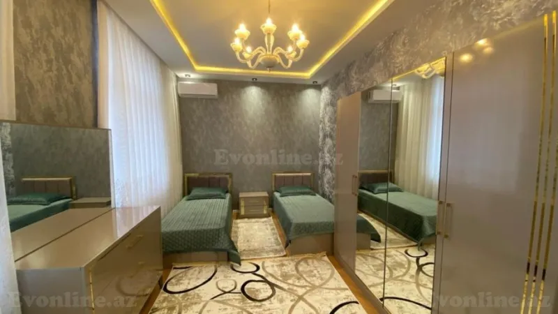 Kirayə verilir 3 otaqlı Mənzil Yeni tikili 150 m² Nəsimi r. - şəkil 6