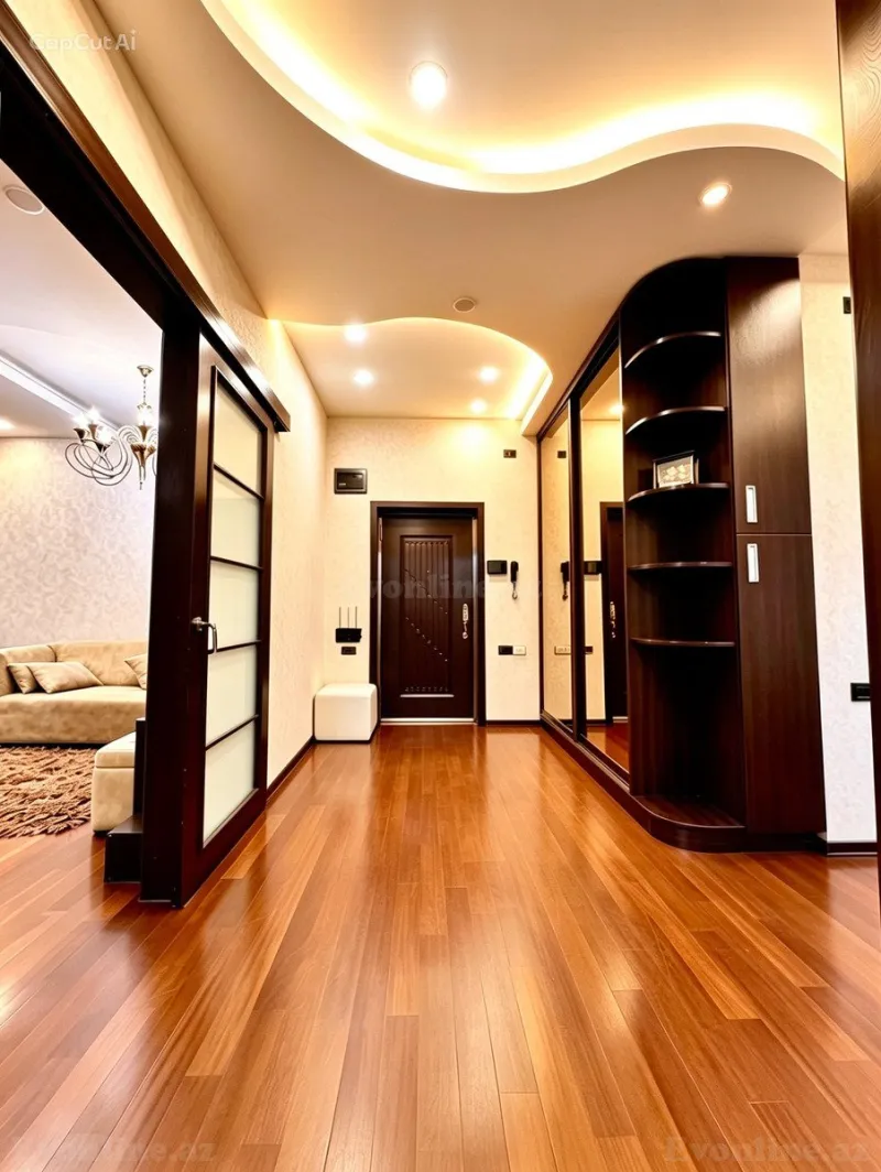 Kirayə verilir 3 otaqlı Mənzil Yeni tikili 110 m² Nəsimi r. - şəkil 3