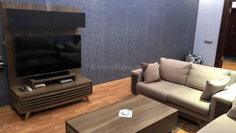 Kirayə verilir 3 otaqlı Mənzil Yeni tikili 110 m² Nəsimi r. - şəkil 2