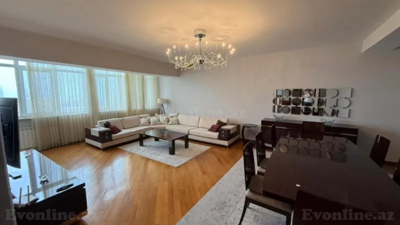 Kirayə verilir 4 otaqlı Mənzil Yeni tikili 190 m² Nizami m. - şəkil 2