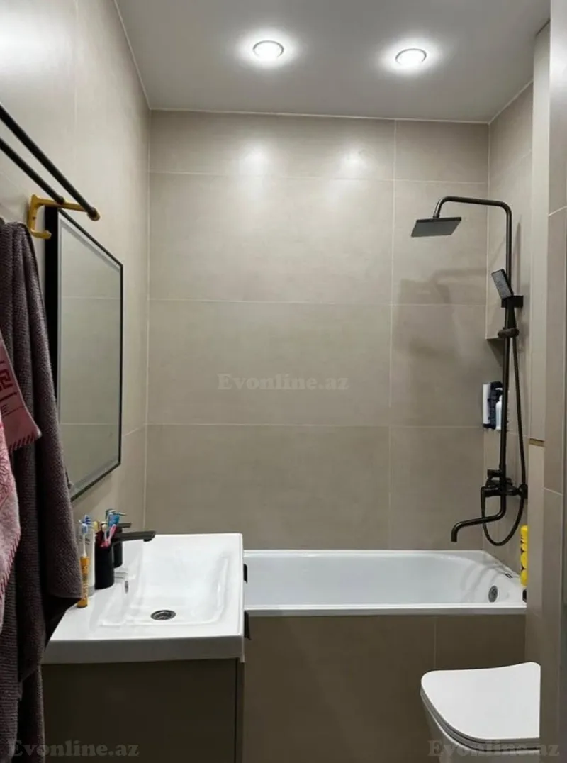 Kirayə verilir 2 otaqlı Mənzil Yeni tikili 50 m² İnşaatçılar m. - şəkil 8