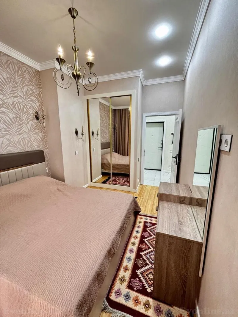Kirayə verilir 2 otaqlı Mənzil Yeni tikili 55.7 m² Nəsimi r. - şəkil 19