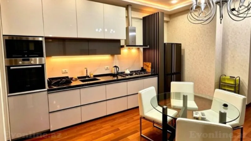 Kirayə verilir 3 otaqlı Mənzil Yeni tikili 110 m² Nəsimi r. - şəkil 2