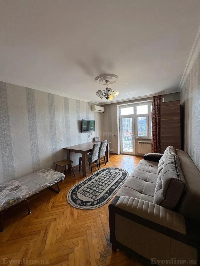 Kirayə verilir 2 otaqlı Mənzil Köhnə tikili 60 m² İnşaatçılar m. - şəkil 3