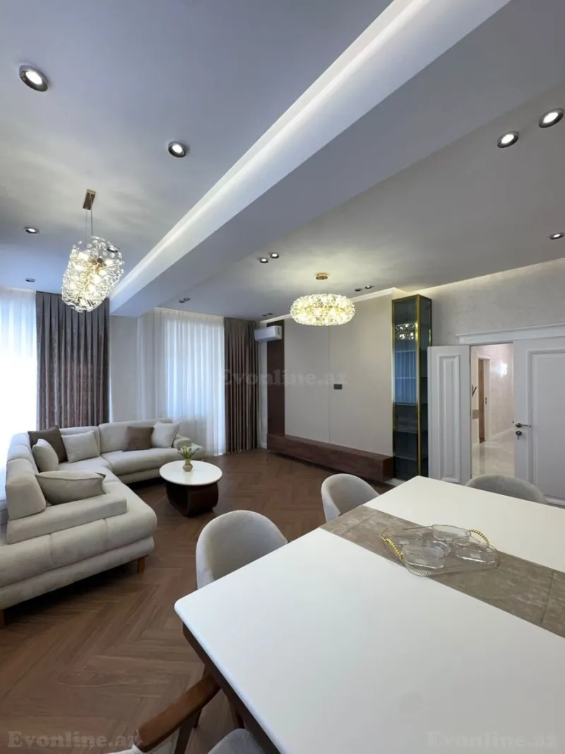 Satılır 3 otaqlı Mənzil Yeni tikili 122.5 m² Gənclik m. - şəkil 2