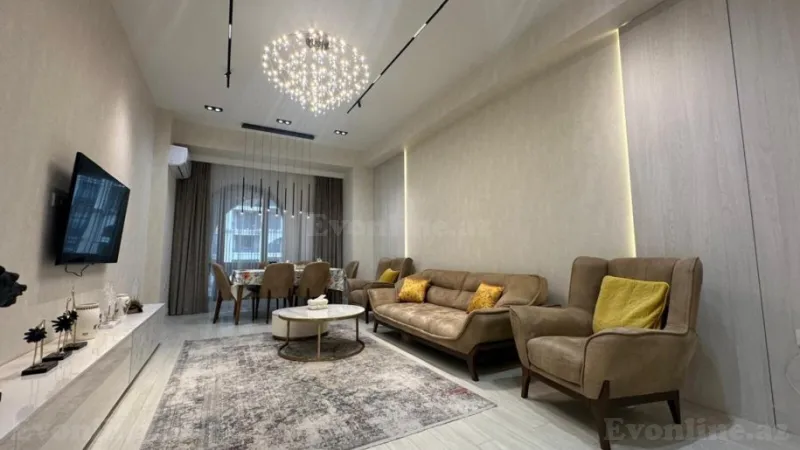 Satılır 3 otaqlı Mənzil Yeni tikili 110 m² Elmlər Akademiyası m. - şəkil 3
