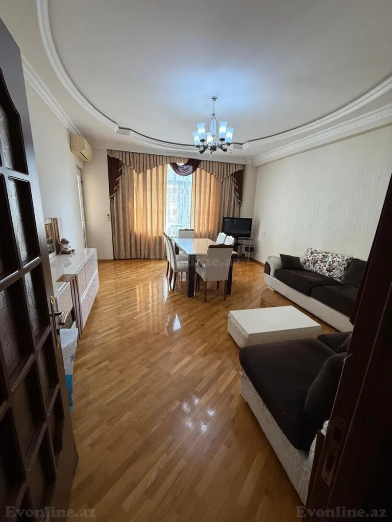 Kirayə verilir 2 otaqlı Mənzil Yeni tikili 88 m² Həzi Aslanov m. - şəkil 2