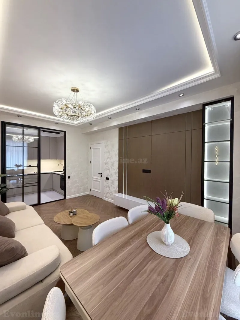 Satılır 3 otaqlı Mənzil Yeni tikili 91 m² Nərimanov r. - şəkil 2