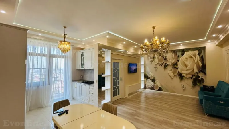 Kirayə verilir 2 otaqlı Mənzil Yeni tikili 62 m² 9-cu mikrorayon - şəkil 2