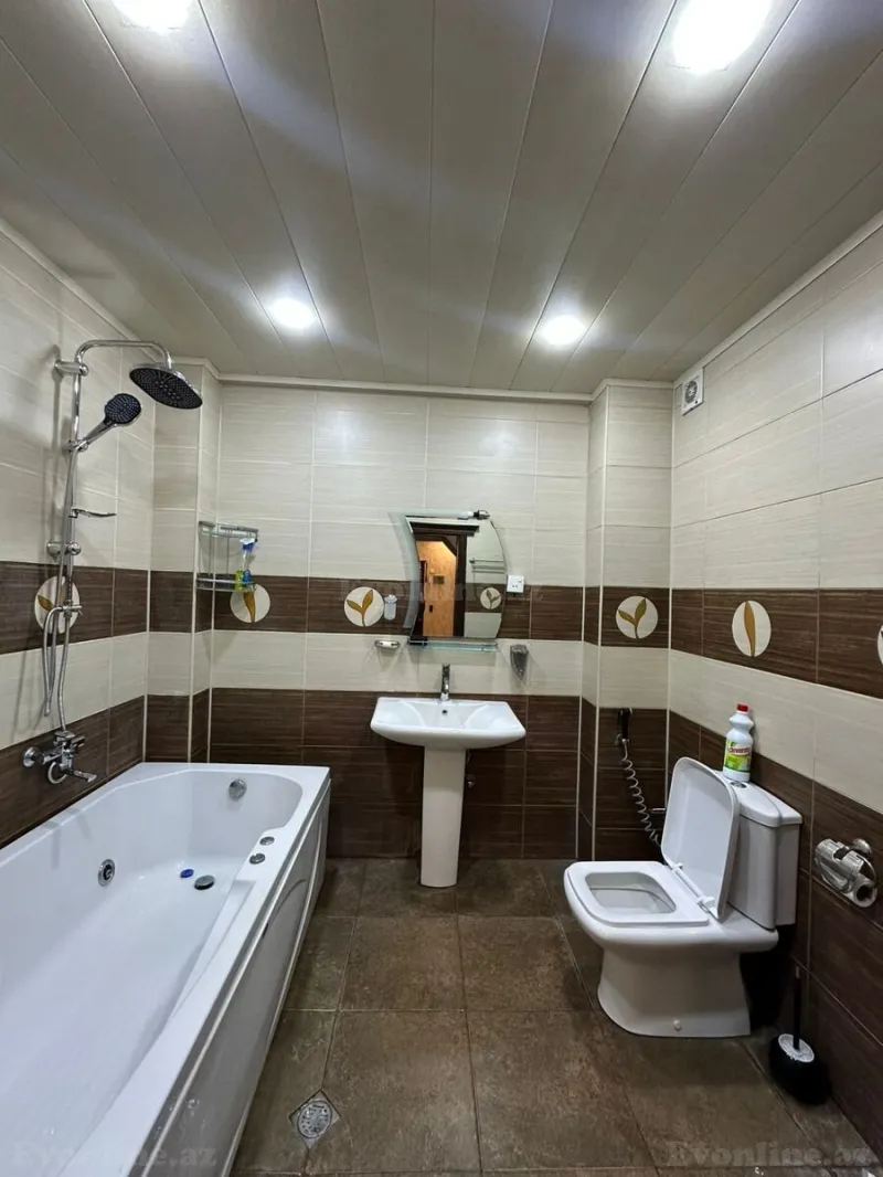 Kirayə verilir 3 otaqlı Mənzil Yeni tikili 115 m² Nizami m. - şəkil 16
