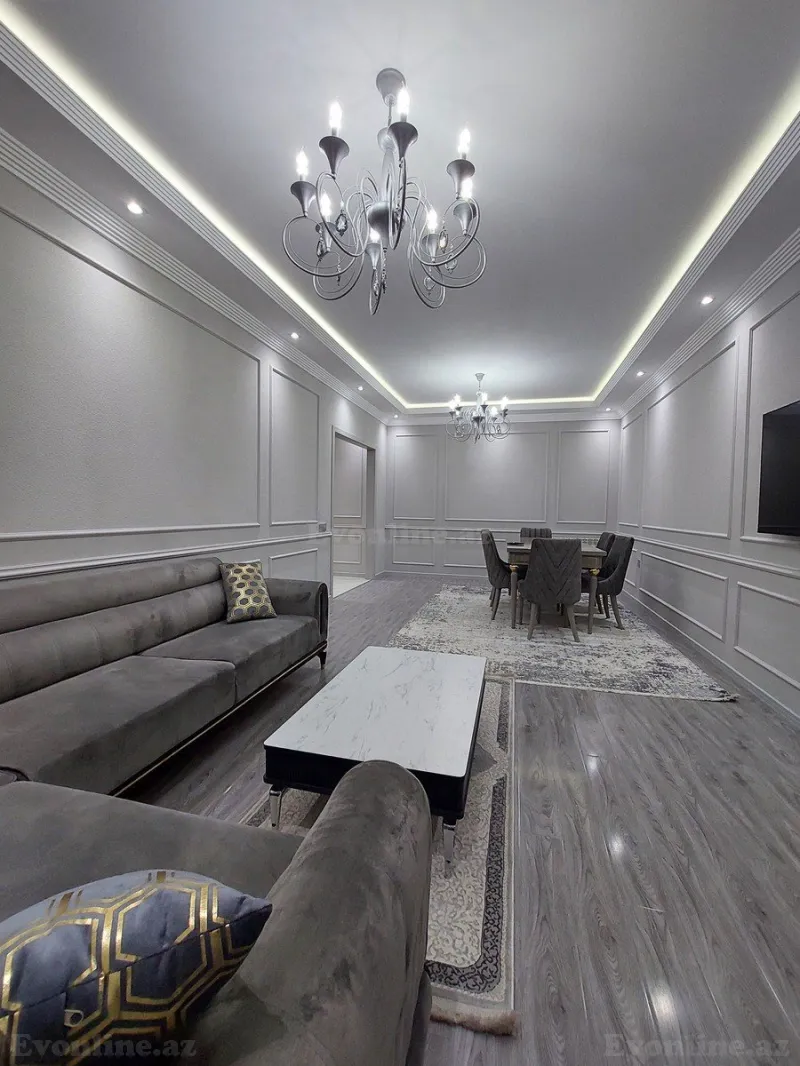 Satılır 2 otaqlı Mənzil Yeni tikili 110 m² 8 Noyabr m. - şəkil 3