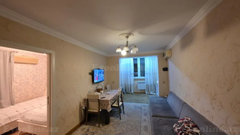 Satılır 2 otaqlı Mənzil Köhnə tikili 52 m² Nərimanov r. - şəkil 2