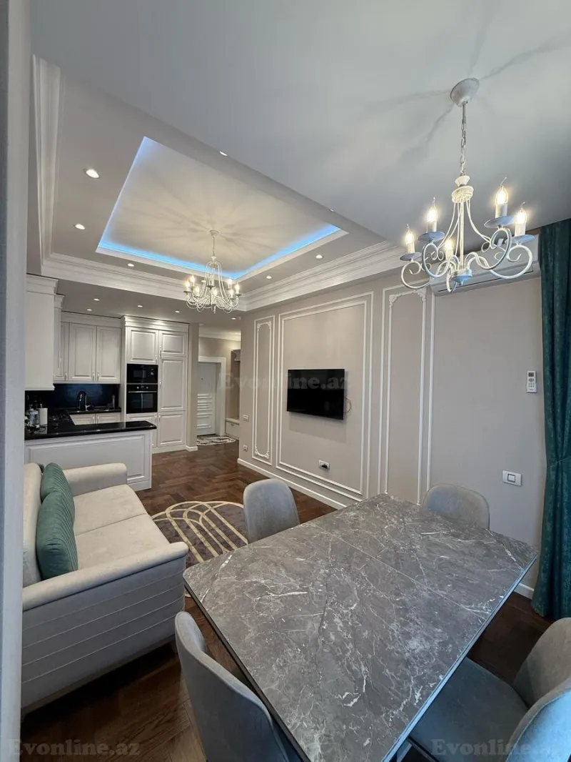 Kirayə verilir 2 otaqlı Mənzil Yeni tikili 70 m² 8 Noyabr m. - şəkil 3