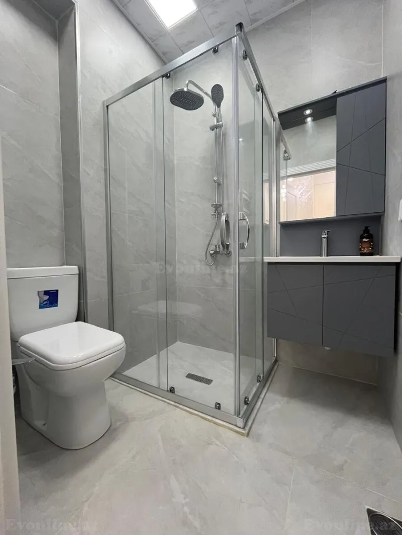 Satılır 2 otaqlı Mənzil Yeni tikili 45 m² Qara Qarayev m. - şəkil 6