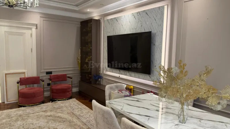 Satılır 3 otaqlı Mənzil Yeni tikili 137 m² Nəriman Nərimanov m. - şəkil 2
