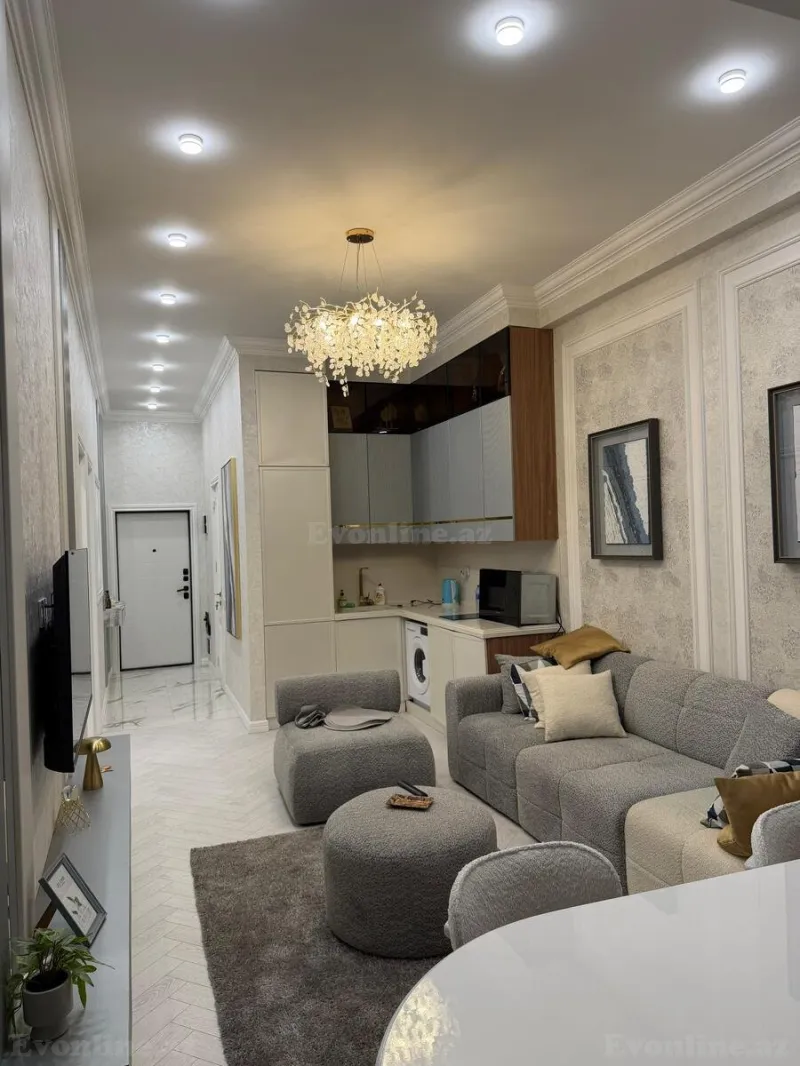Kirayə verilir 3 otaqlı Mənzil Yeni tikili 90 m² Bakmil m. - şəkil 2