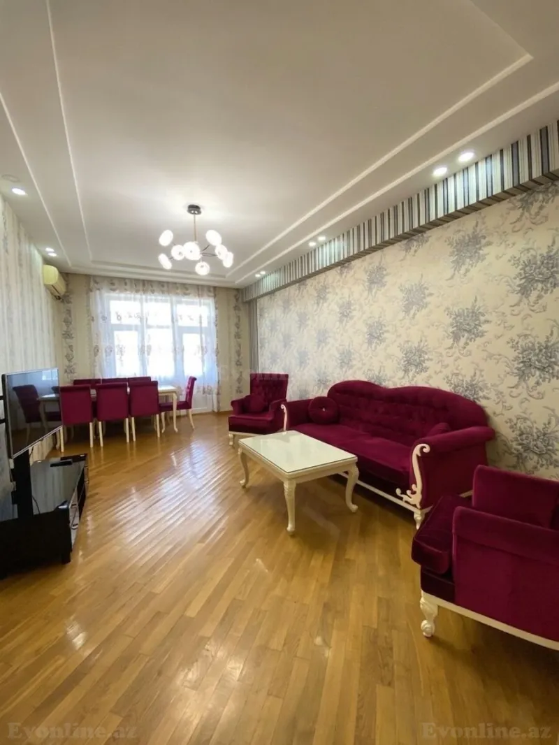 Satılır 3 otaqlı Mənzil Yeni tikili 95 m² Həzi Aslanov m. - şəkil 2