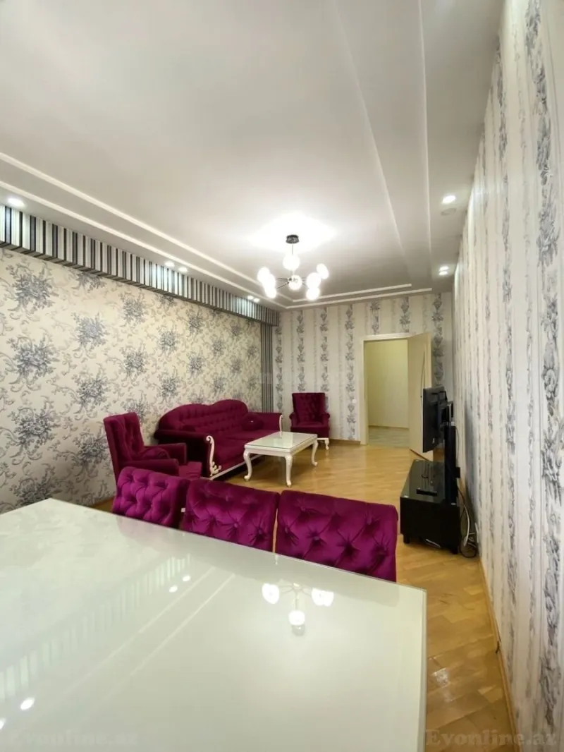 Satılır 3 otaqlı Mənzil Yeni tikili 95 m² Həzi Aslanov m. - şəkil 3