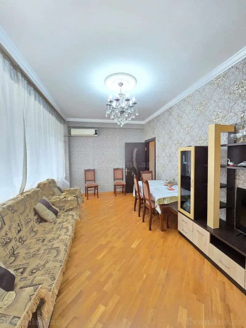 Satılır 3 otaqlı Mənzil Yeni tikili 102 m² Qara Qarayev m. - şəkil 2
