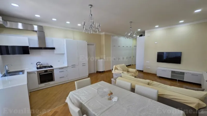 Kirayə verilir 3 otaqlı Mənzil Yeni tikili 120 m² Elmlər Akademiyası m. - şəkil 3