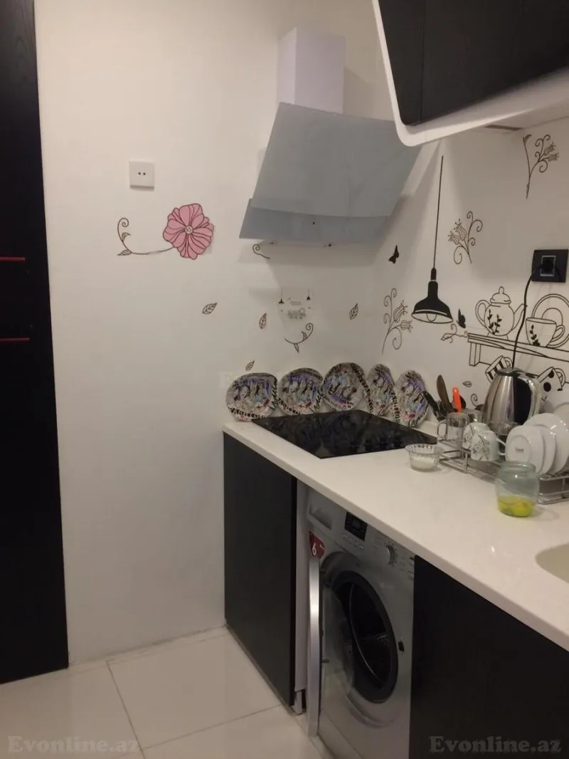 Kirayə verilir 1 otaqlı Mənzil Yeni tikili 45 m² Xətai m. - şəkil 12
