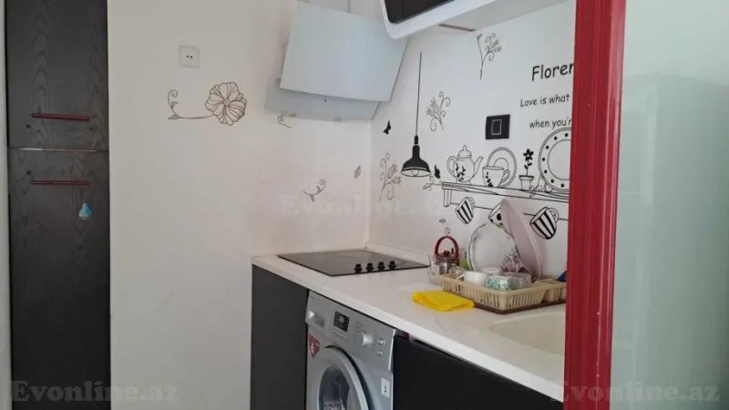 Kirayə verilir 1 otaqlı Mənzil Yeni tikili 45 m² Xətai m. - şəkil 13