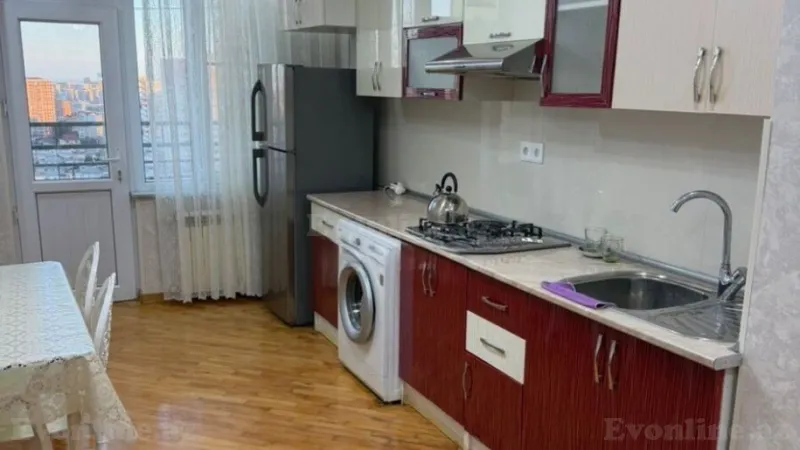 Kirayə verilir 2 otaqlı Mənzil Yeni tikili 90 m² 9-cu mikrorayon