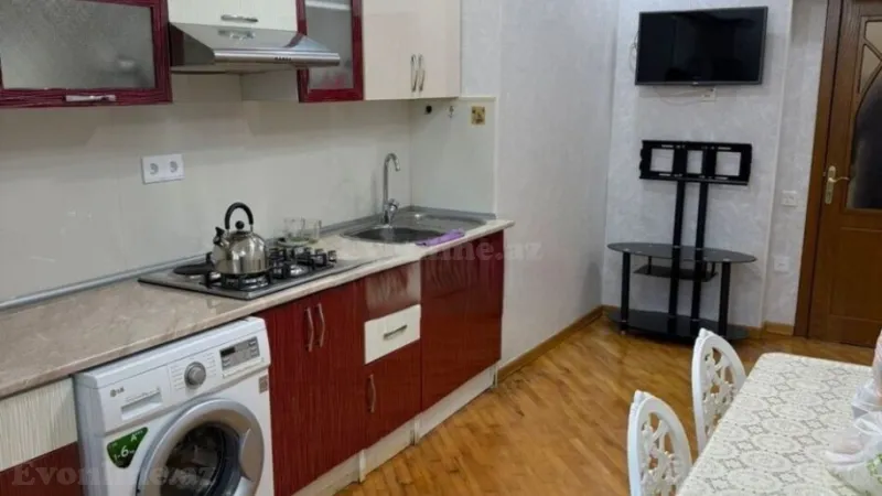 Kirayə verilir 2 otaqlı Mənzil Yeni tikili 90 m² 9-cu mikrorayon - şəkil 2