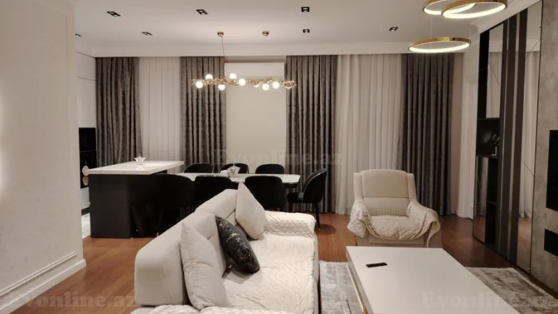 Kirayə verilir 3 otaqlı Mənzil Yeni tikili 110 m² 8 Noyabr m. - şəkil 13