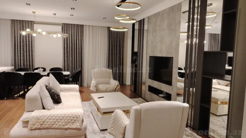 Kirayə verilir 3 otaqlı Mənzil Yeni tikili 110 m² 8 Noyabr m. - şəkil 15
