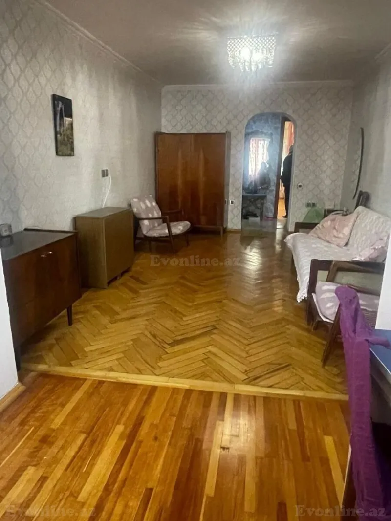 Satılır 2 otaqlı Mənzil Köhnə tikili 60 m² Nizami m. - şəkil 2