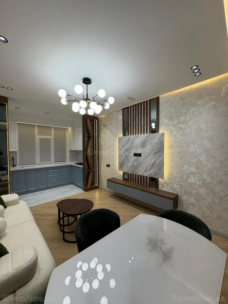 Satılır 2 otaqlı Mənzil Yeni tikili 53 m² Həzi Aslanov m. - şəkil 2