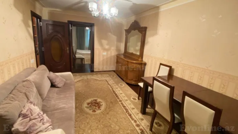 Kirayə verilir 2 otaqlı Mənzil Yeni tikili 53 m² İnşaatçılar m. - şəkil 2