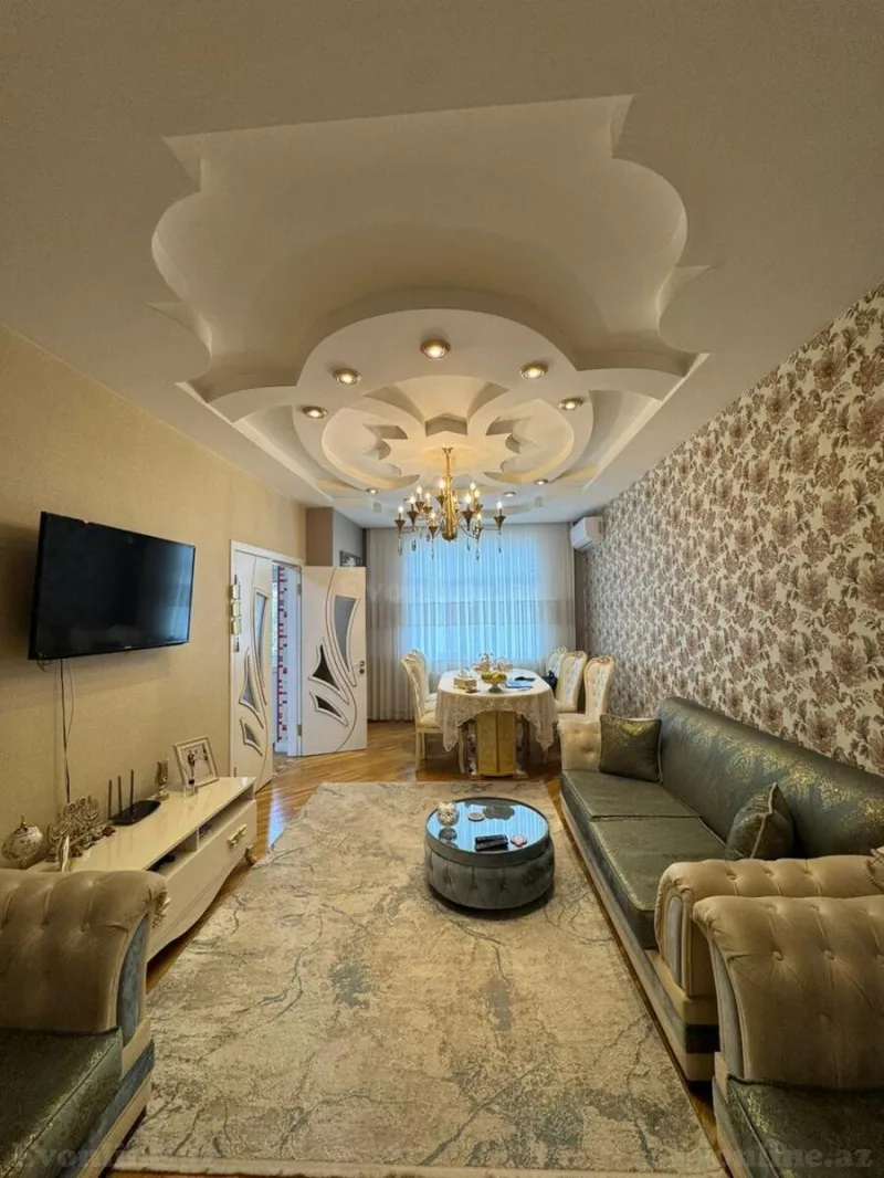 Satılır 4 otaqlı Mənzil Yeni tikili 125 m² Qara Qarayev m.