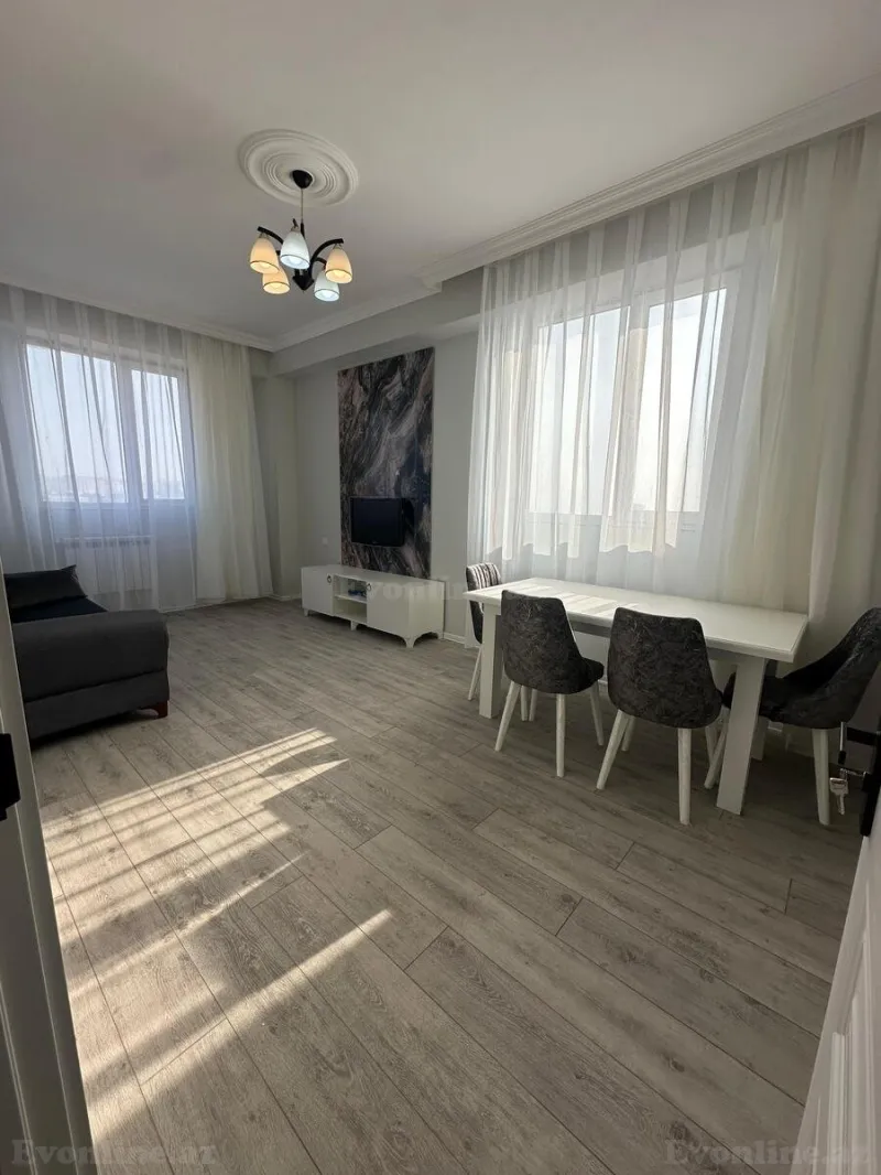Kirayə verilir 3 otaqlı Mənzil Yeni tikili 110 m² Əhmədli m. - şəkil 2
