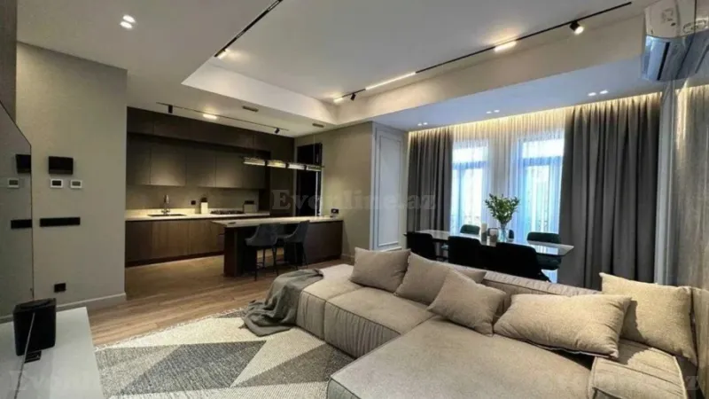 Kirayə verilir 3 otaqlı Mənzil Yeni tikili 125 m² Xətai r. - şəkil 2