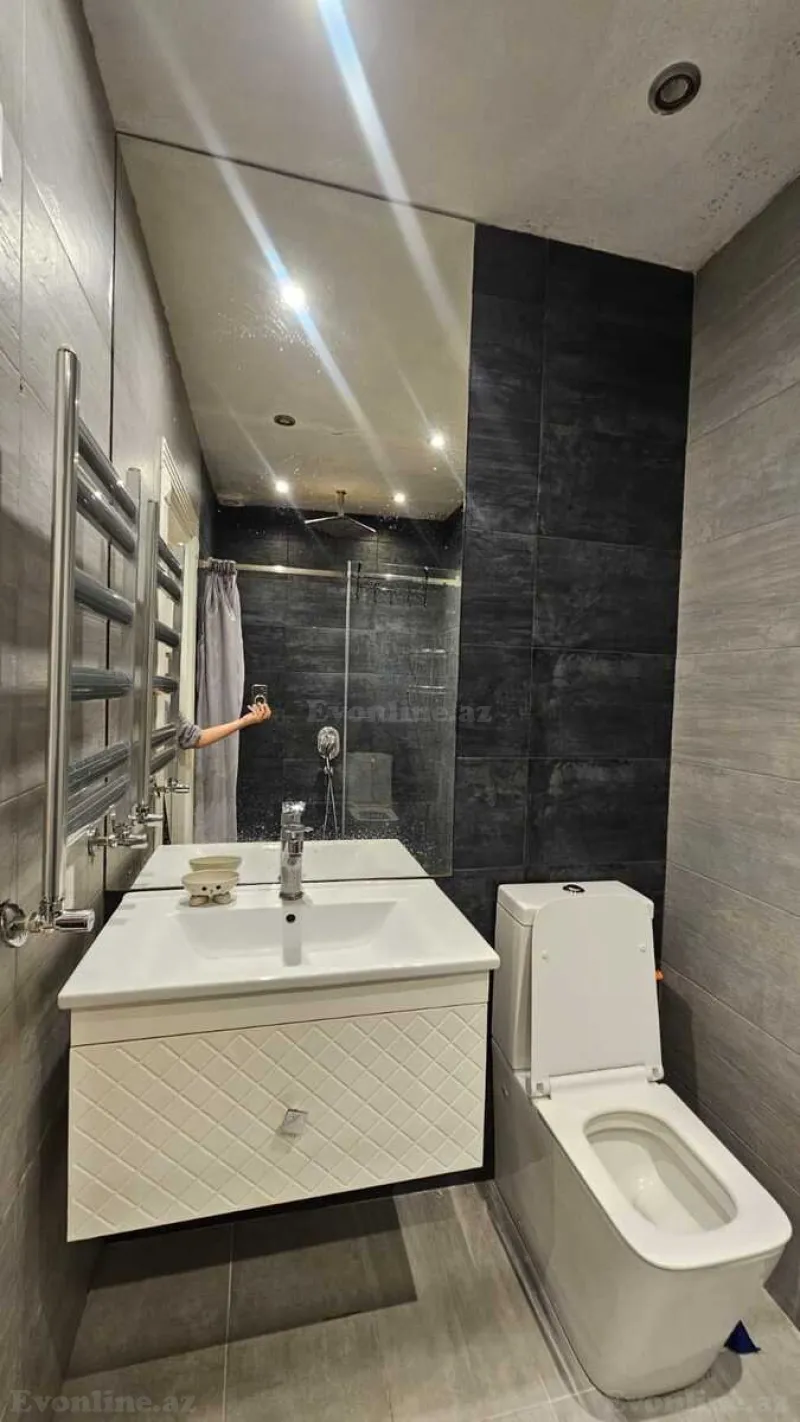 Kirayə verilir 3 otaqlı Mənzil Yeni tikili 80 m² Sabunçu r. - şəkil 15