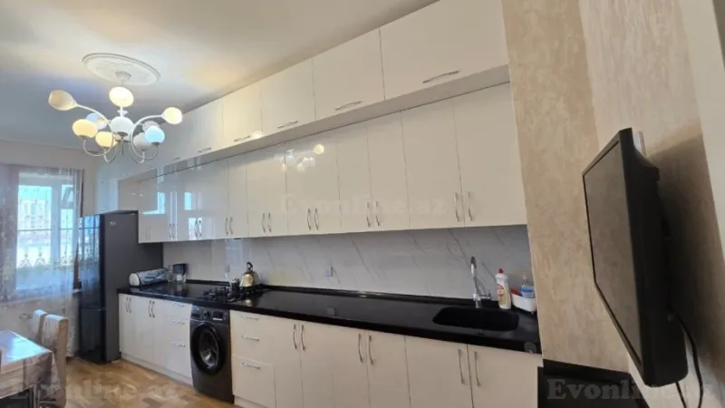 Satılır 3 otaqlı Mənzil Yeni tikili 111.5 m² Qara Qarayev m. - şəkil 2