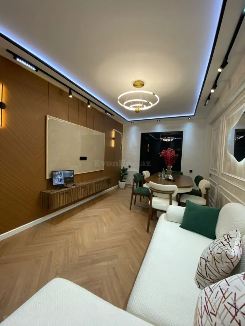 Satılır 2 otaqlı Mənzil Yeni tikili 60 m² Həzi Aslanov m. - şəkil 2