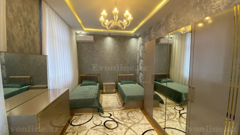 Kirayə verilir 3 otaqlı Mənzil Yeni tikili 143 m² Nəsimi r. - şəkil 4