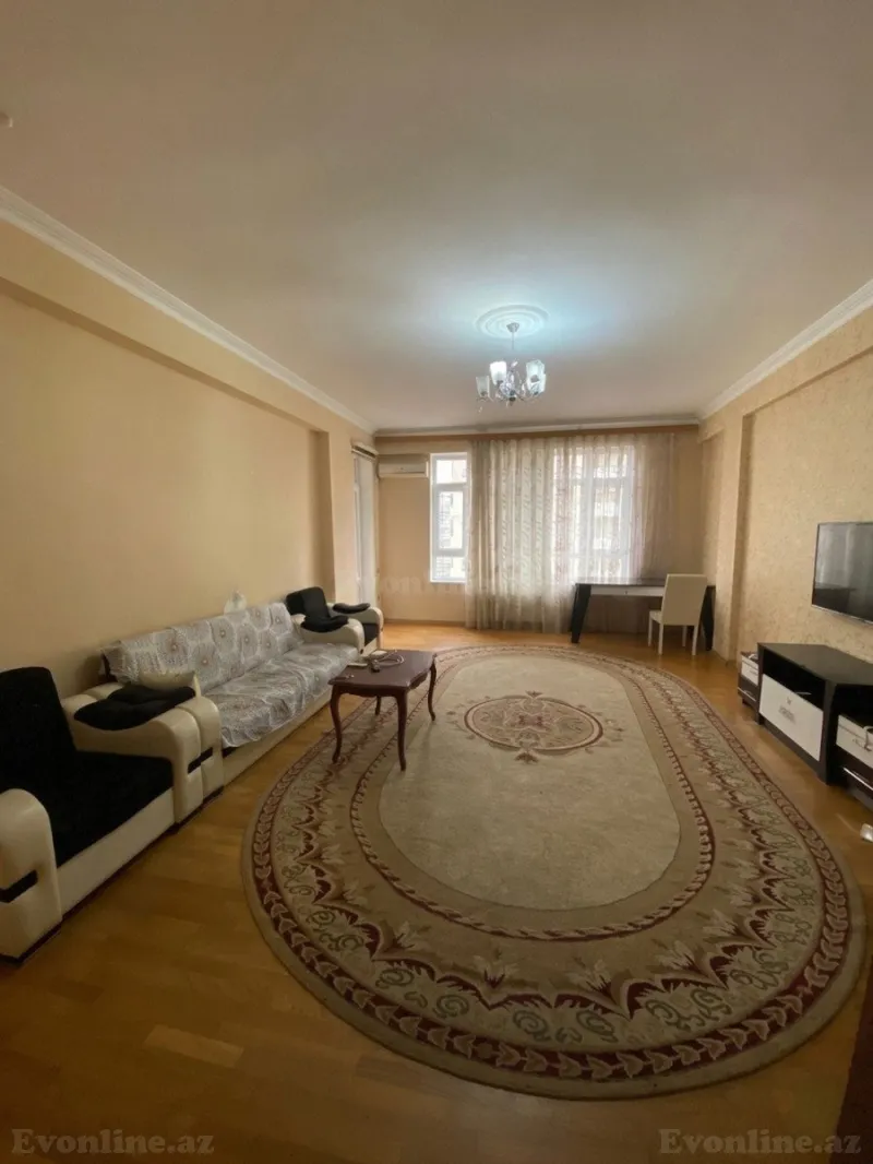 Kirayə verilir 3 otaqlı Mənzil Yeni tikili 130 m² Xətai m. - şəkil 2